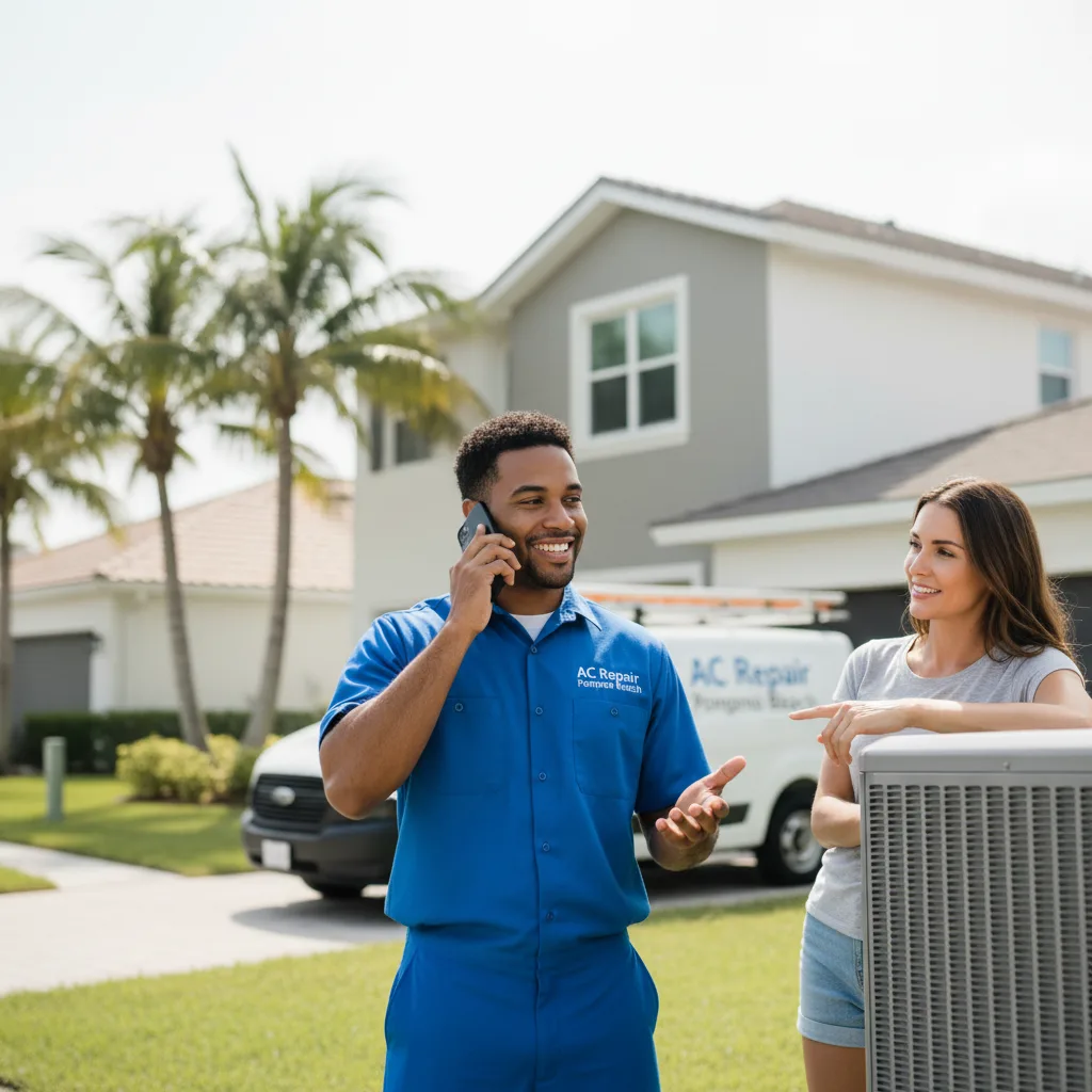 AC Repair Pompano Beach customer support in Farnham